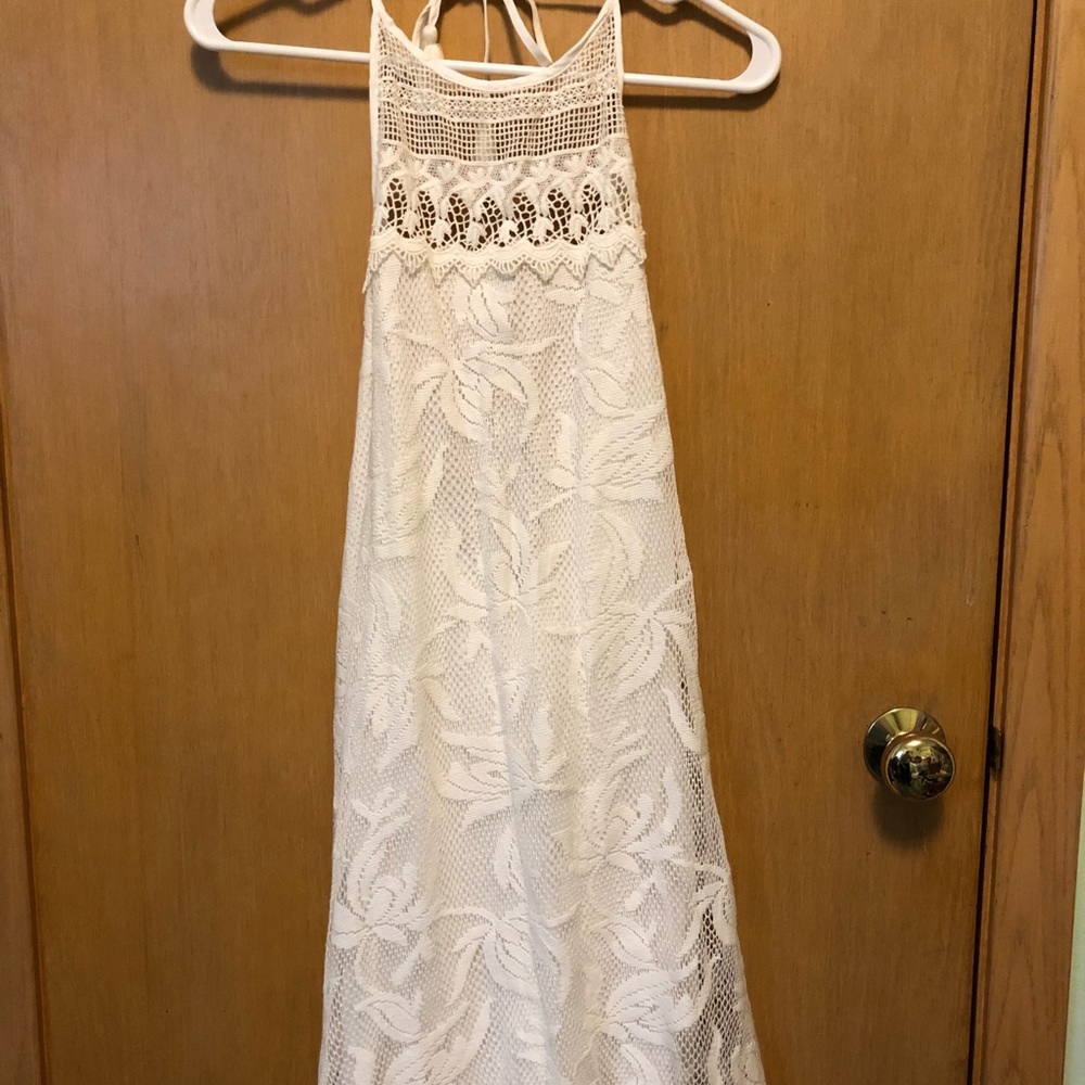 Hollister white dress